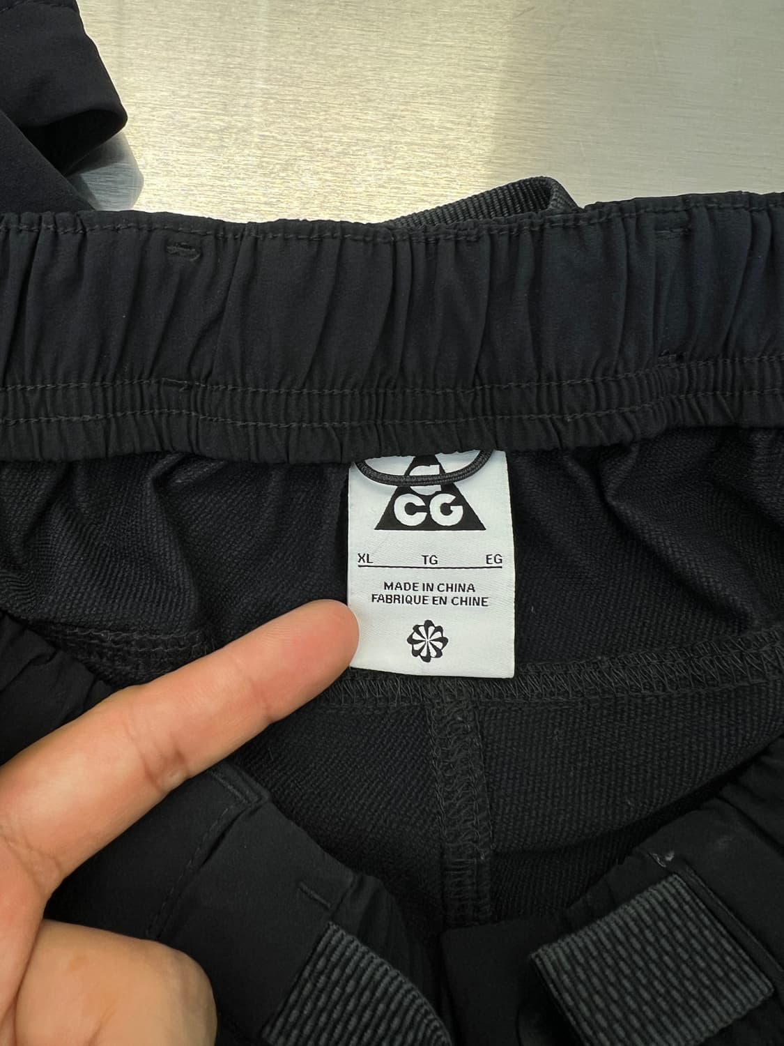나이키 ACG 썬페어러 팬츠 블랙 상품이미지5