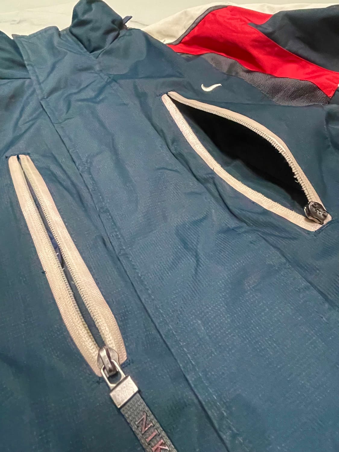 90‘s NIKE 올드스쿨 배색 자켓 상품이미지5