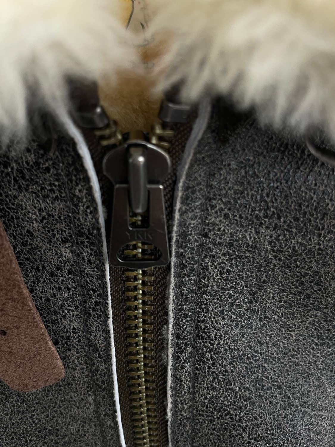 FR2×VANQUISH B-3 무스탕 자켓 L사이즈 상품이미지5