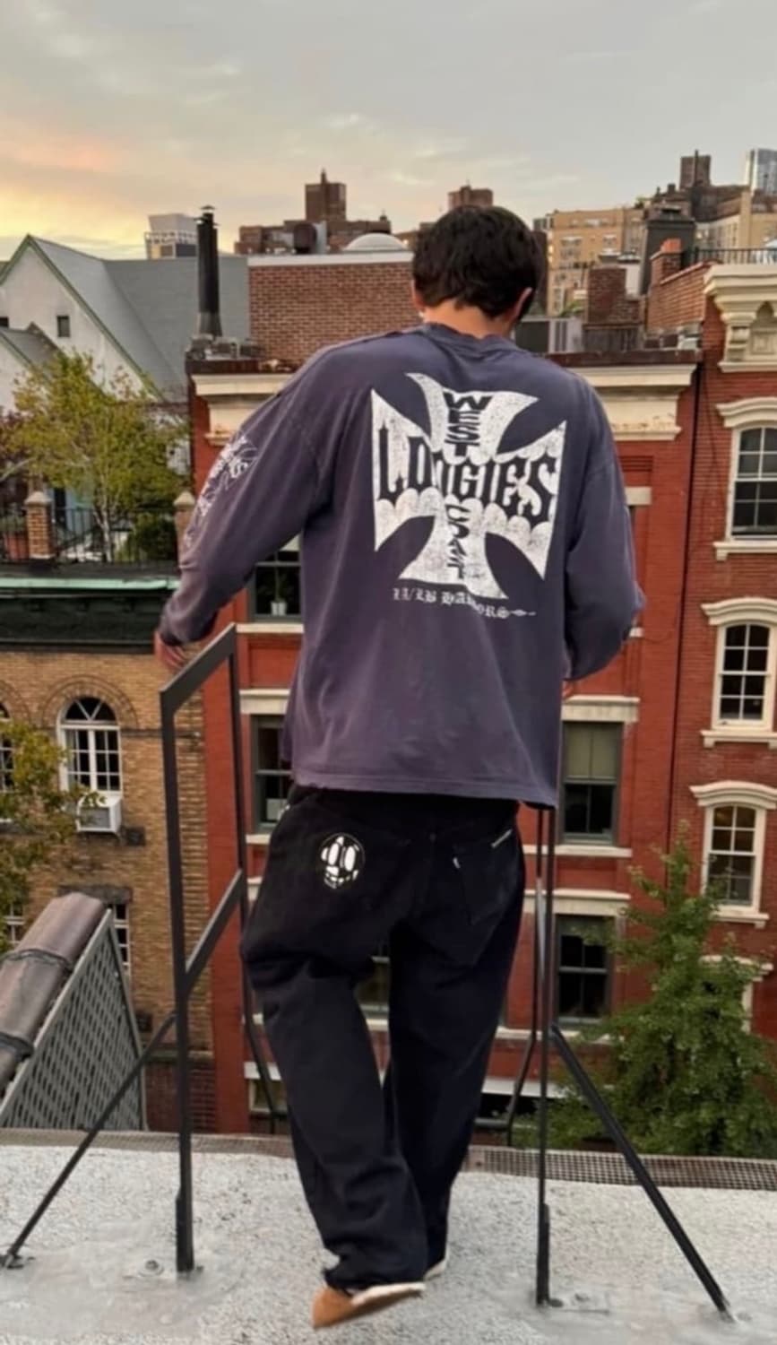 90s west coast choppers 롱슬리브 빈티니 XL 상품이미지5