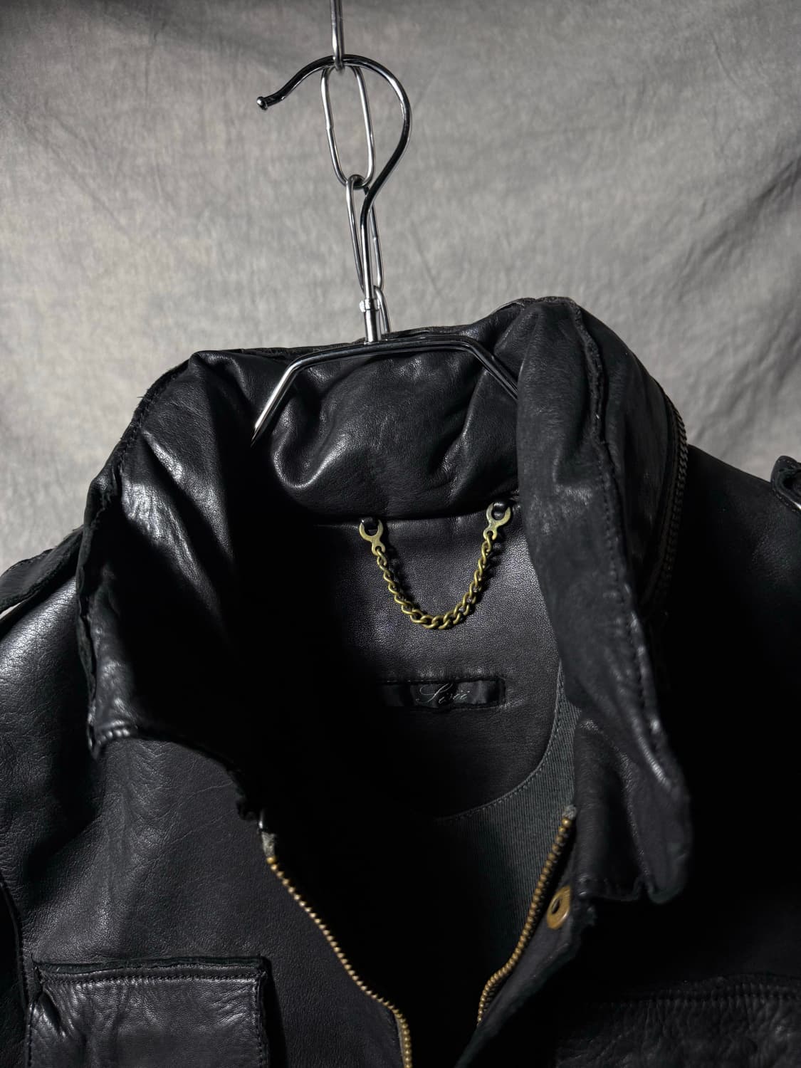 Sisii Leather Field Jacket 상품이미지5