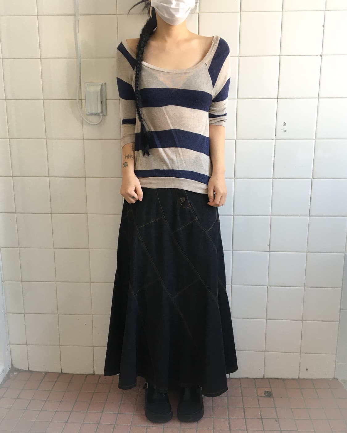 Stripe pattern knit 상품이미지5