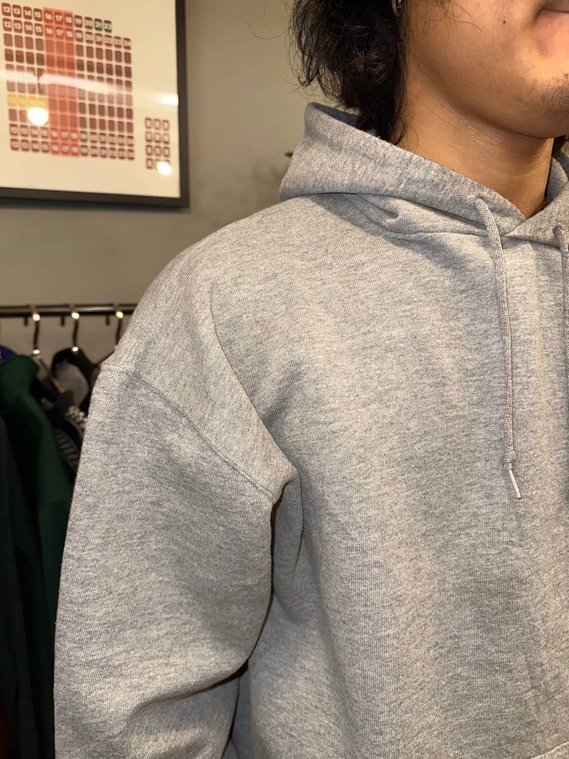 00’s Russell Athletic grey plain hood 상품이미지4