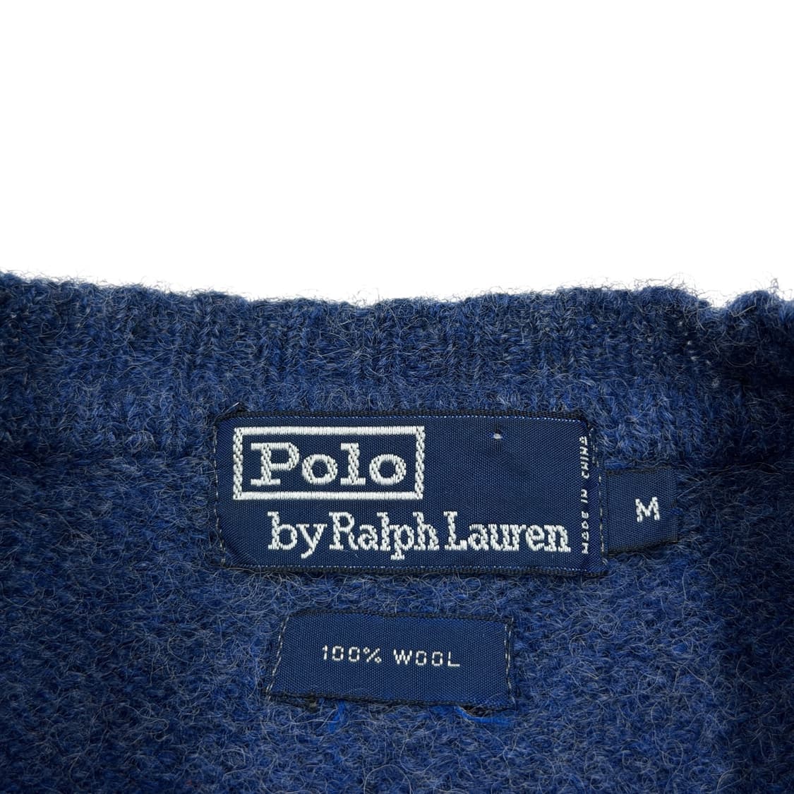 폴로 랄프로렌 울 스웨터 니트 네이비 블루 M 상품이미지4