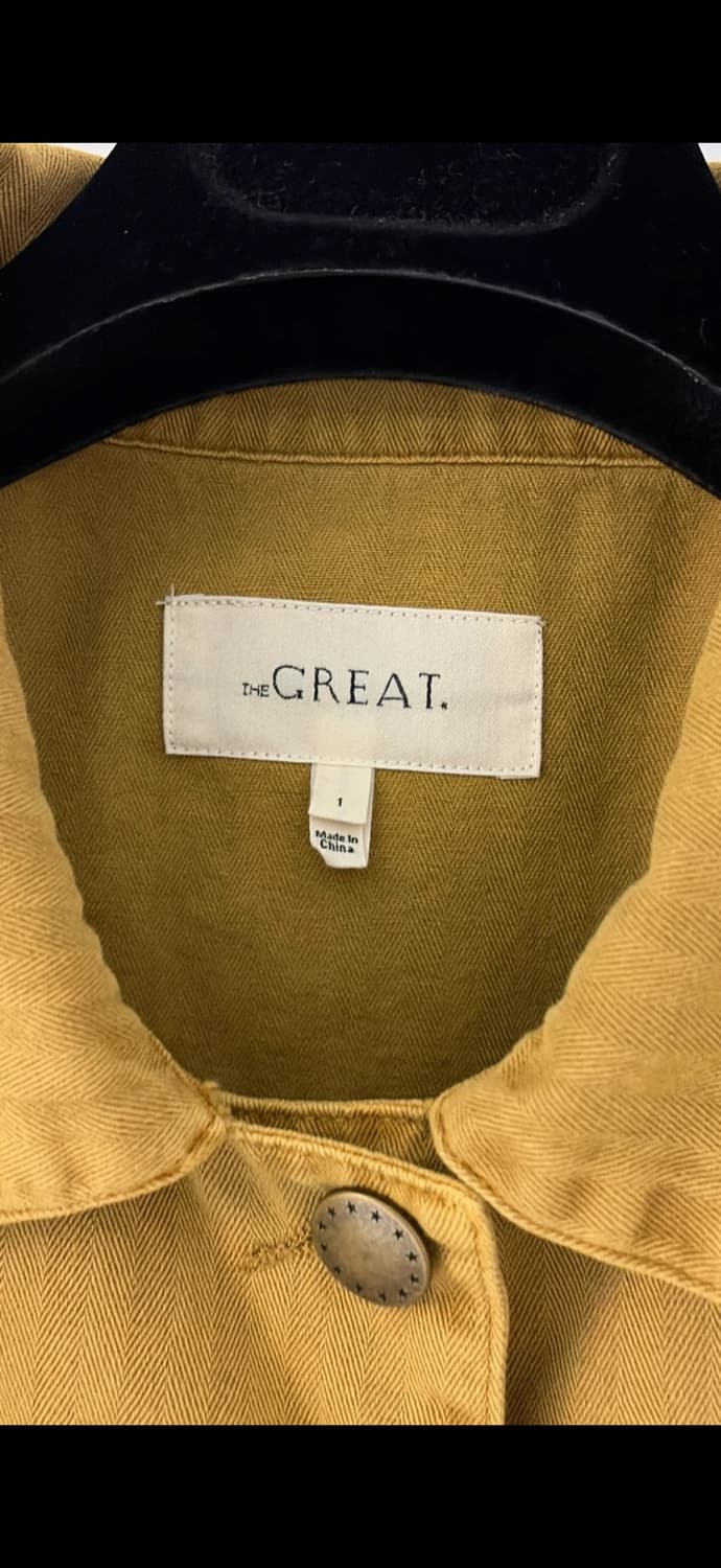 THE GREAT. 숏 자켓 머스타드 55,66 정품 상품이미지2