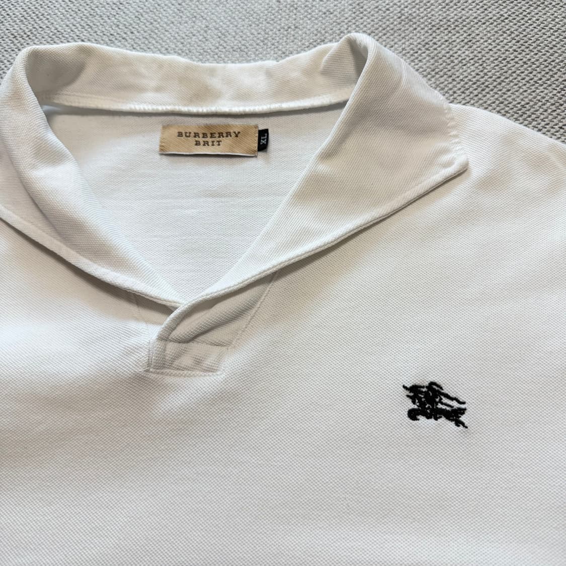 버버리 브릿 빈티지 반팔 카라티 상품이미지2