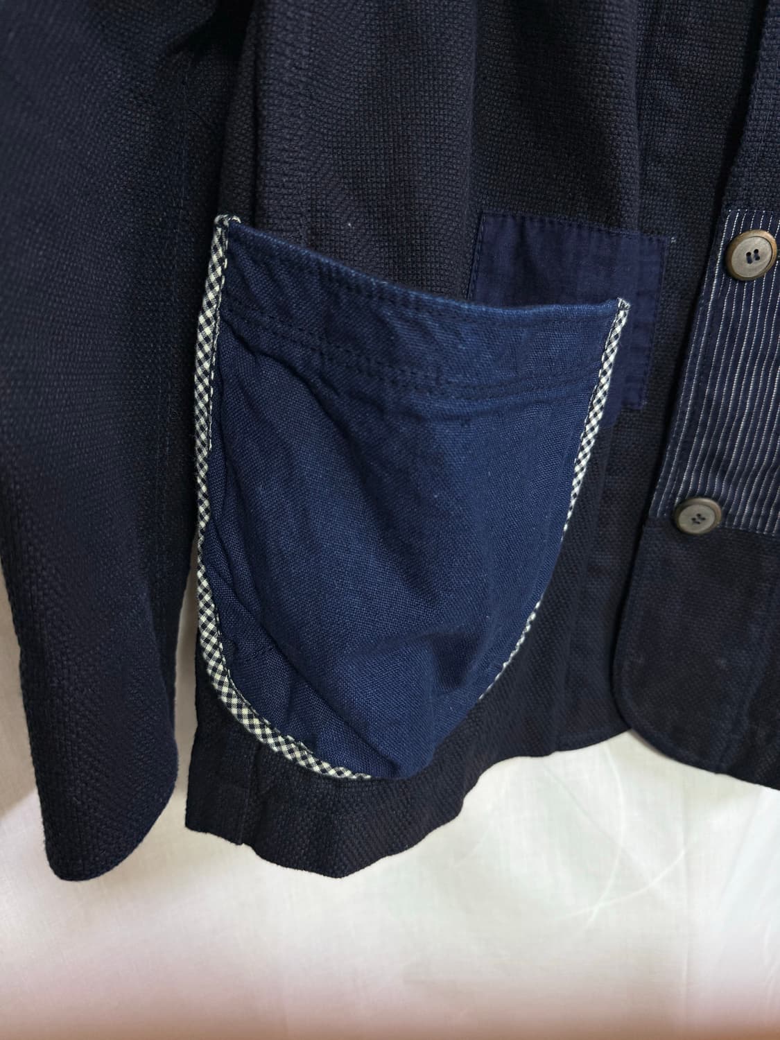 아메린드 패치워크 자켓 네이비 (amerind&co) 상품이미지5