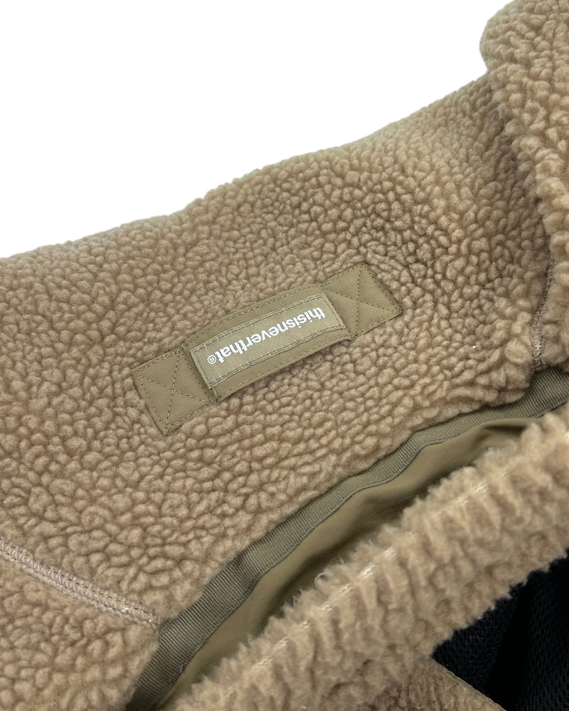 디스이즈네버댓 고어택스 쉐르파 후리스 자켓 탄 베이지 상품이미지5