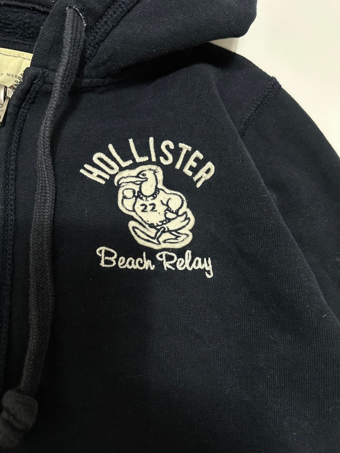 홀리스터 네이비 후드집업 상품이미지3