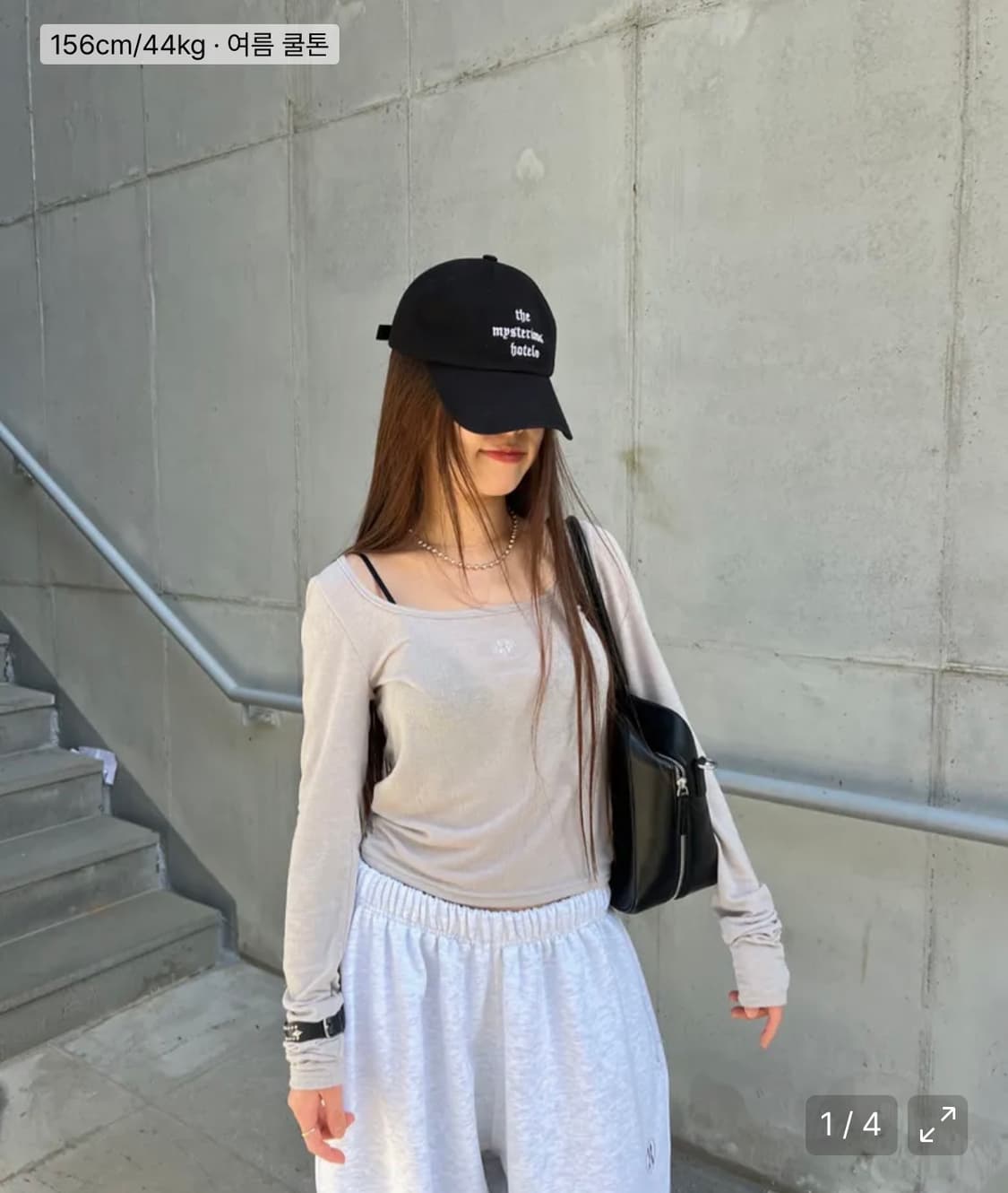 미스테리어스호텔 린넨 스퀘어탑(그레이) 상품이미지2