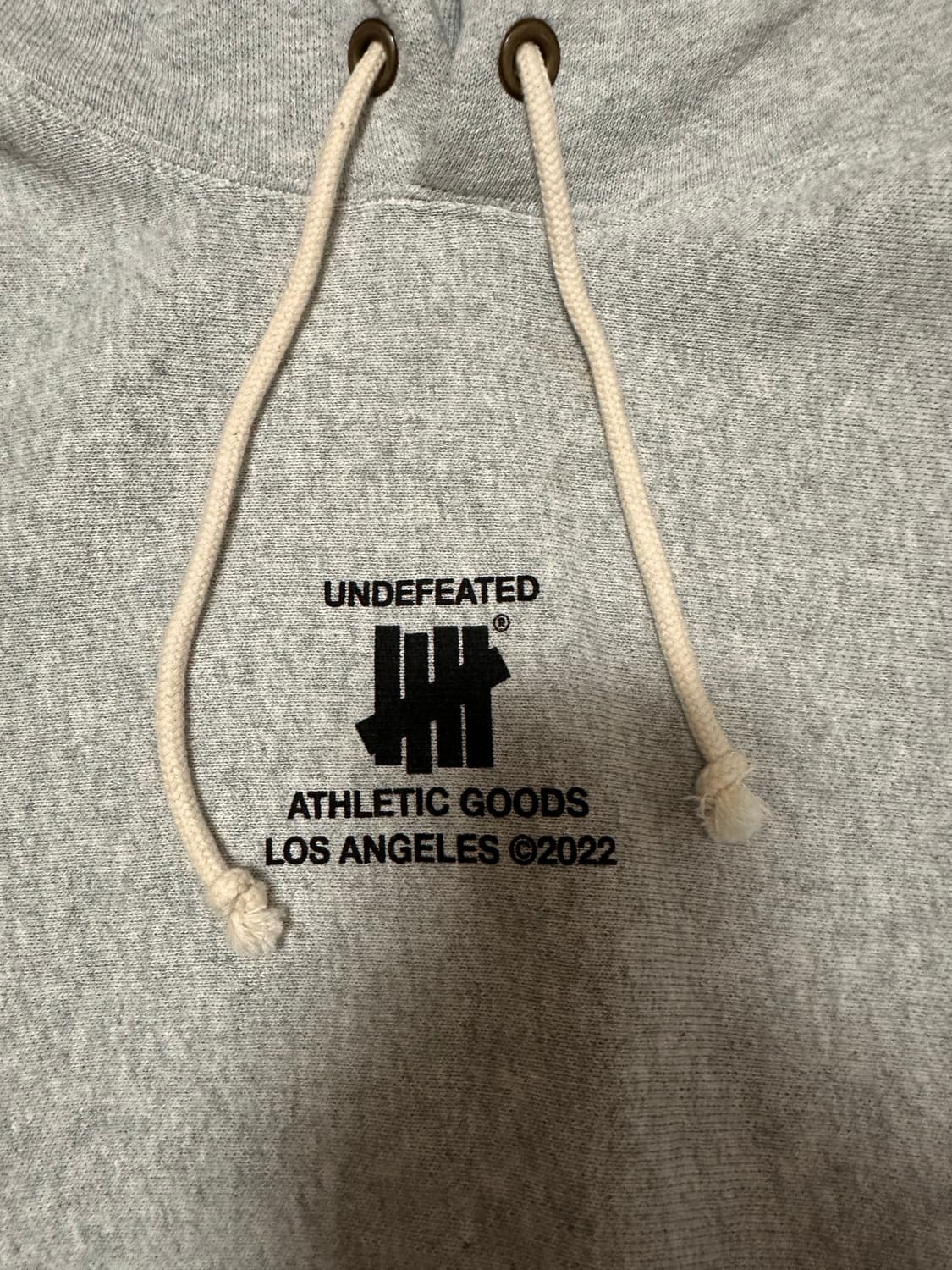 (새상품급!!) 챔피온 x 언디핏 그레이 후드티 L사이즈 상품이미지5