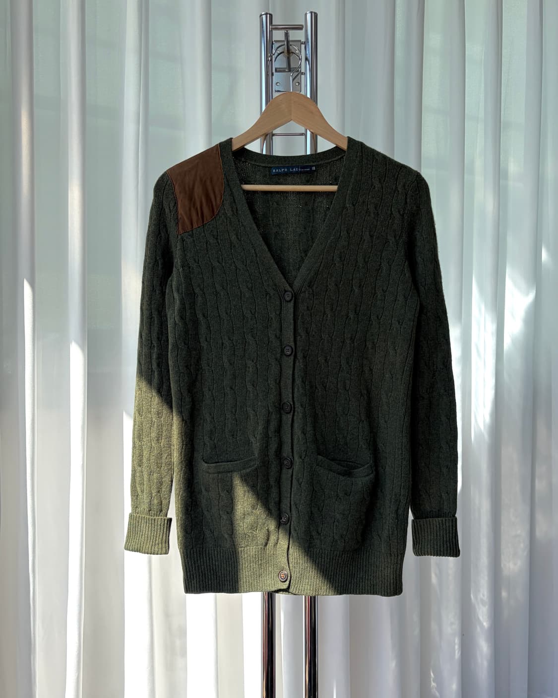[M]폴로 랄프로렌 캐시미어 여성 케이블 니트 가디건 상품이미지2