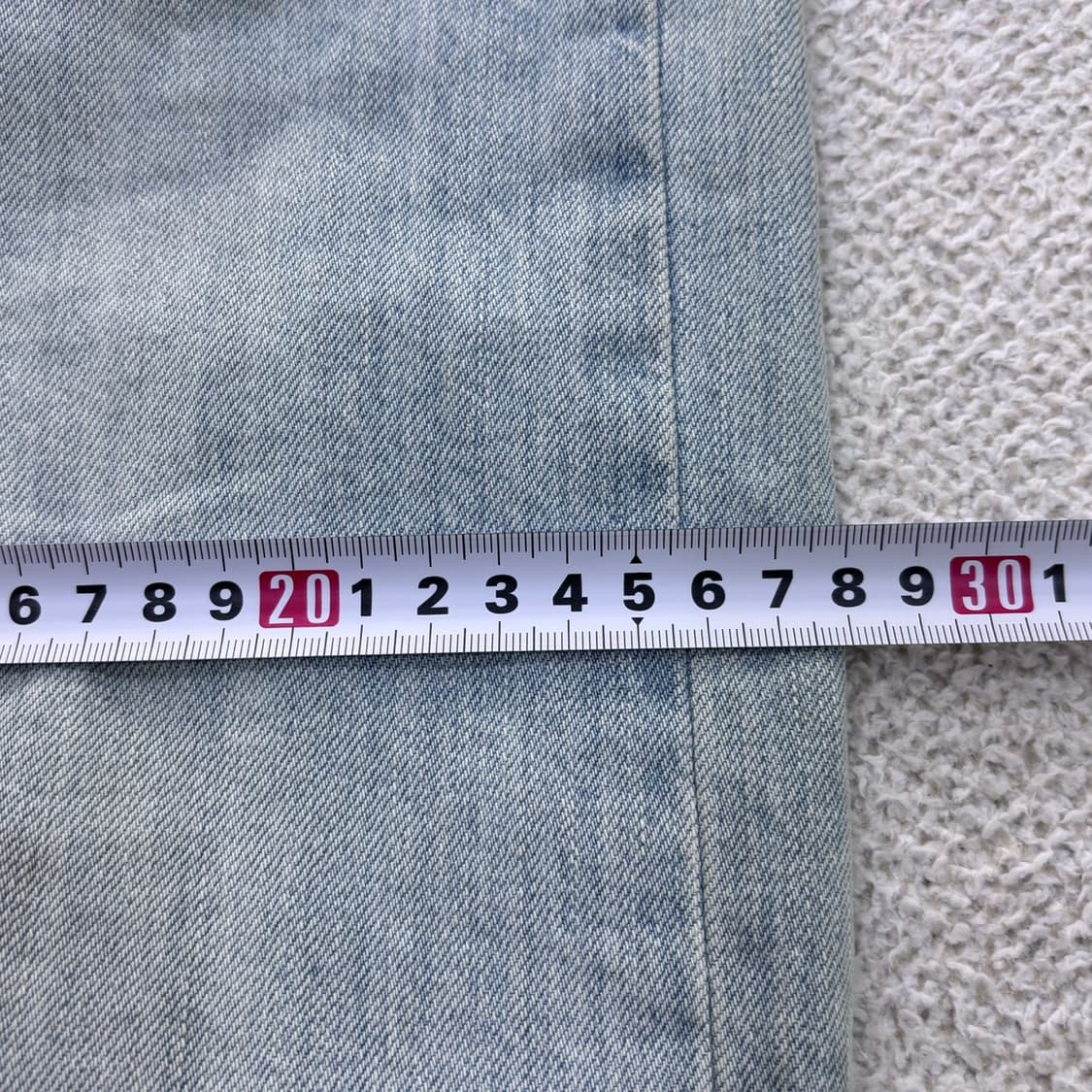 2 빈티지 여성 연청 데님 팬츠 0504E 상품이미지9