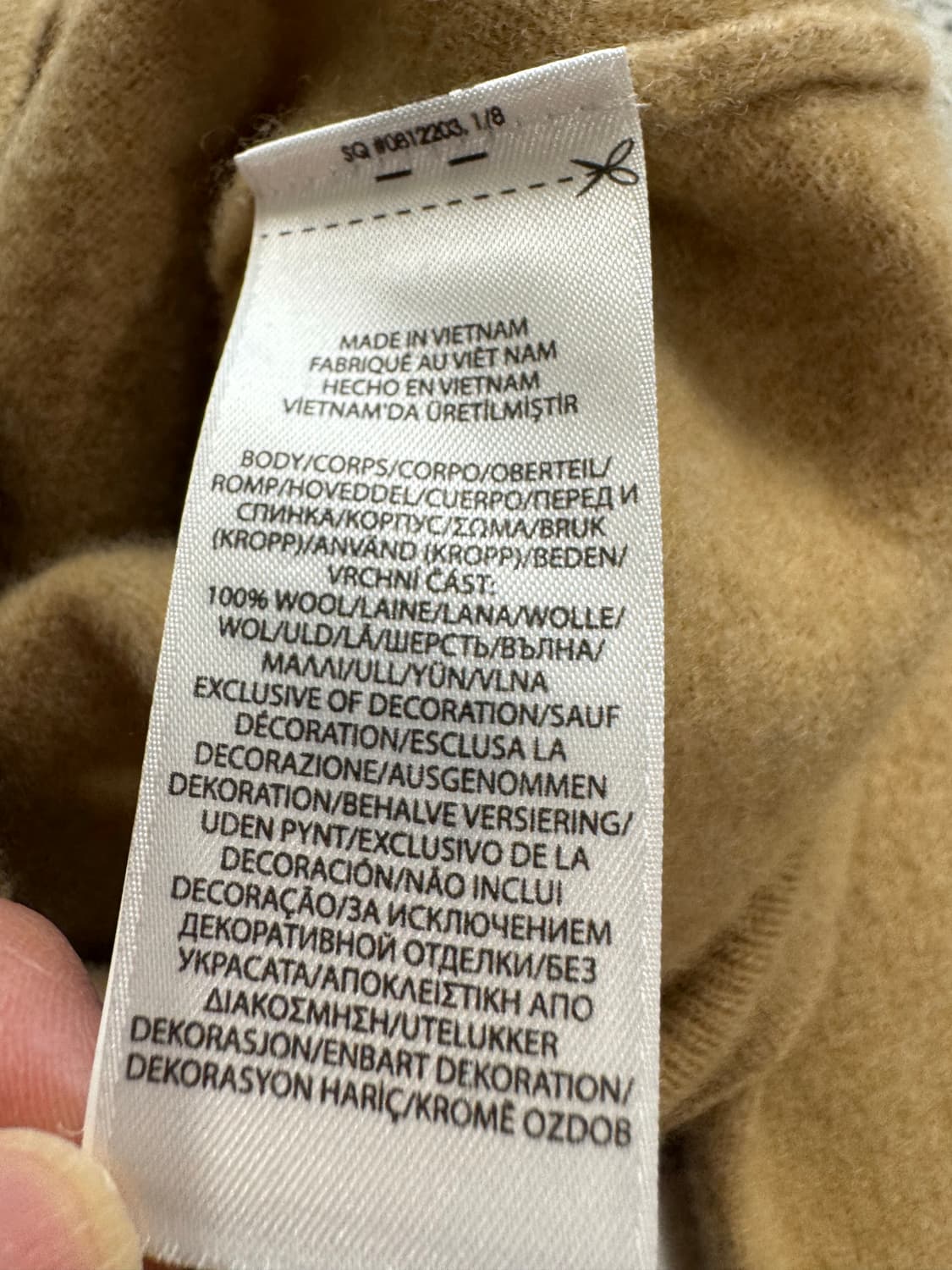 폴로 랄프로렌 울 니트 XS사이즈 상품이미지4