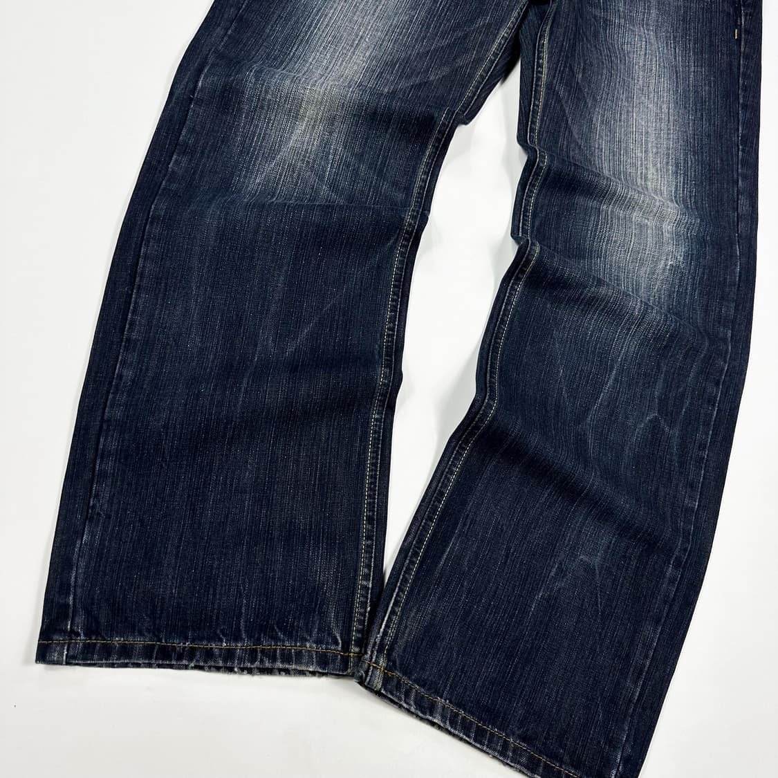 VTG 빈티지 워싱 와이드 데님팬츠 (34인치) 상품이미지5