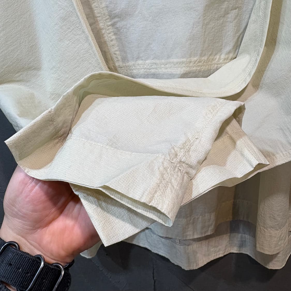 [46] OUR LEGACY Nicotine  Toile Nylon 후드 상품이미지2