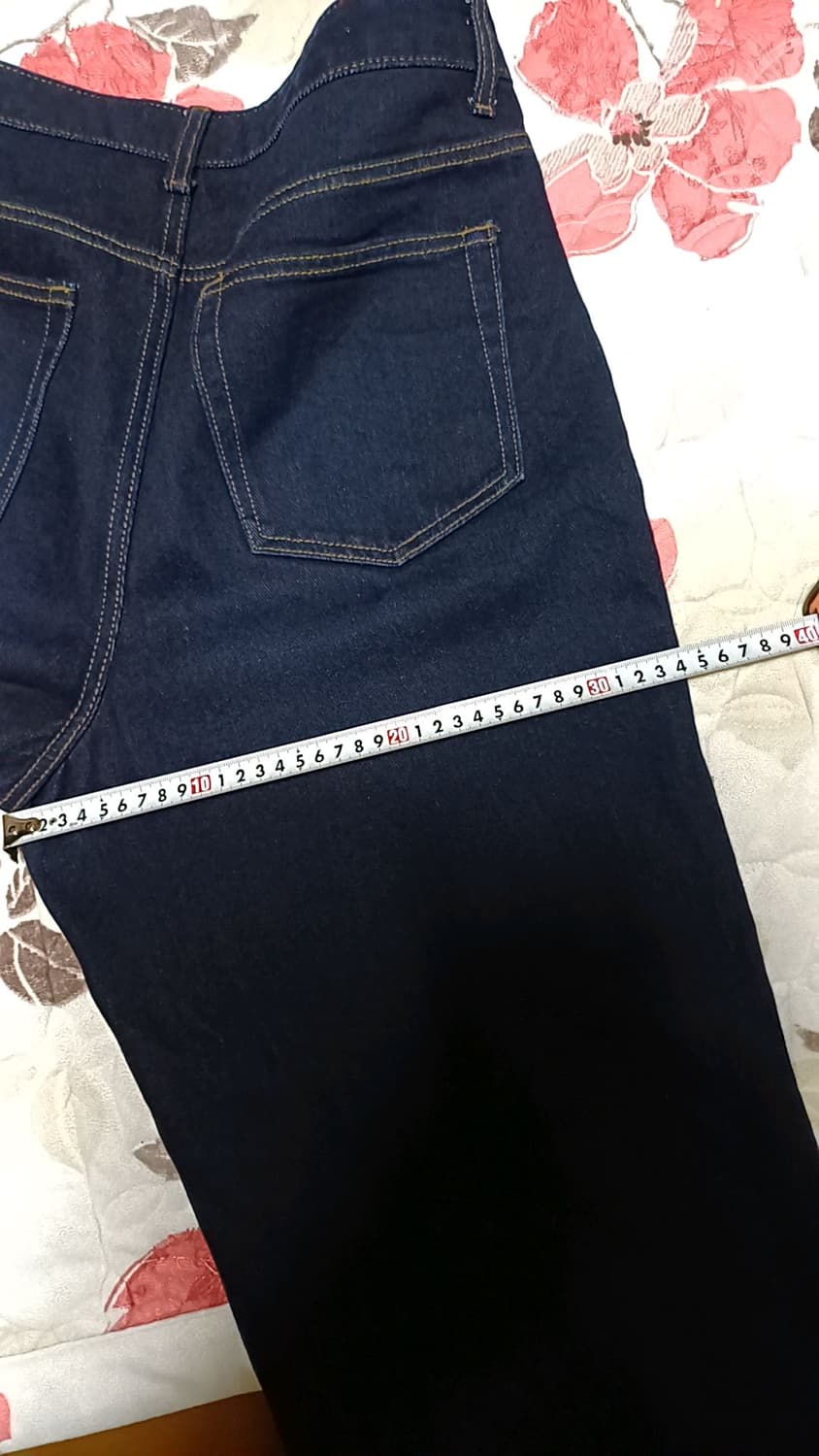 무신사 와이드 데님팬츠 실측31인치 기장105 상품이미지8