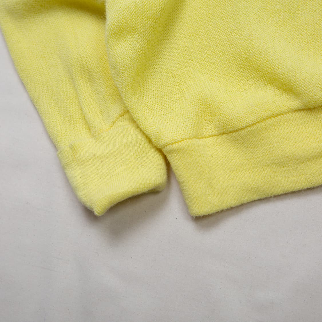 60s IZOD 라코스테 아크릴 가디건 옐로우 상품이미지5