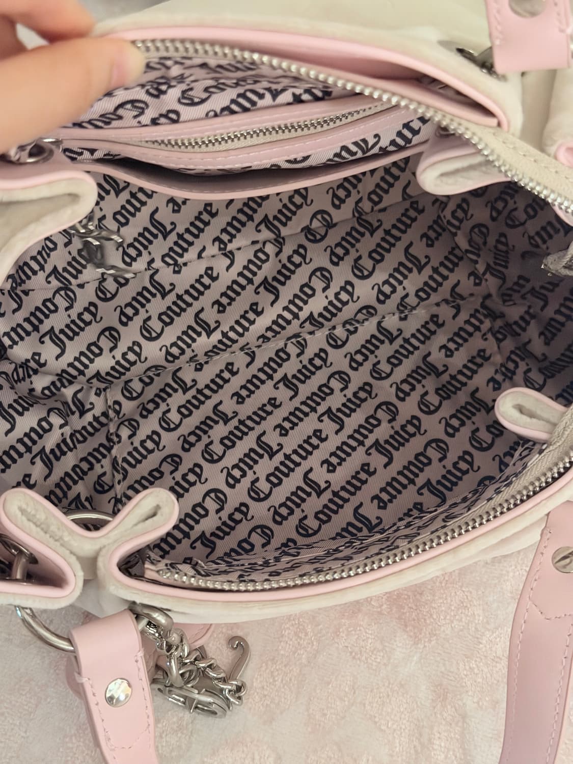 쥬시꾸뛰르 트윈독 만두백 가방 베메클 베이비베어 갸루 핀터깔 y2k 상품이미지4