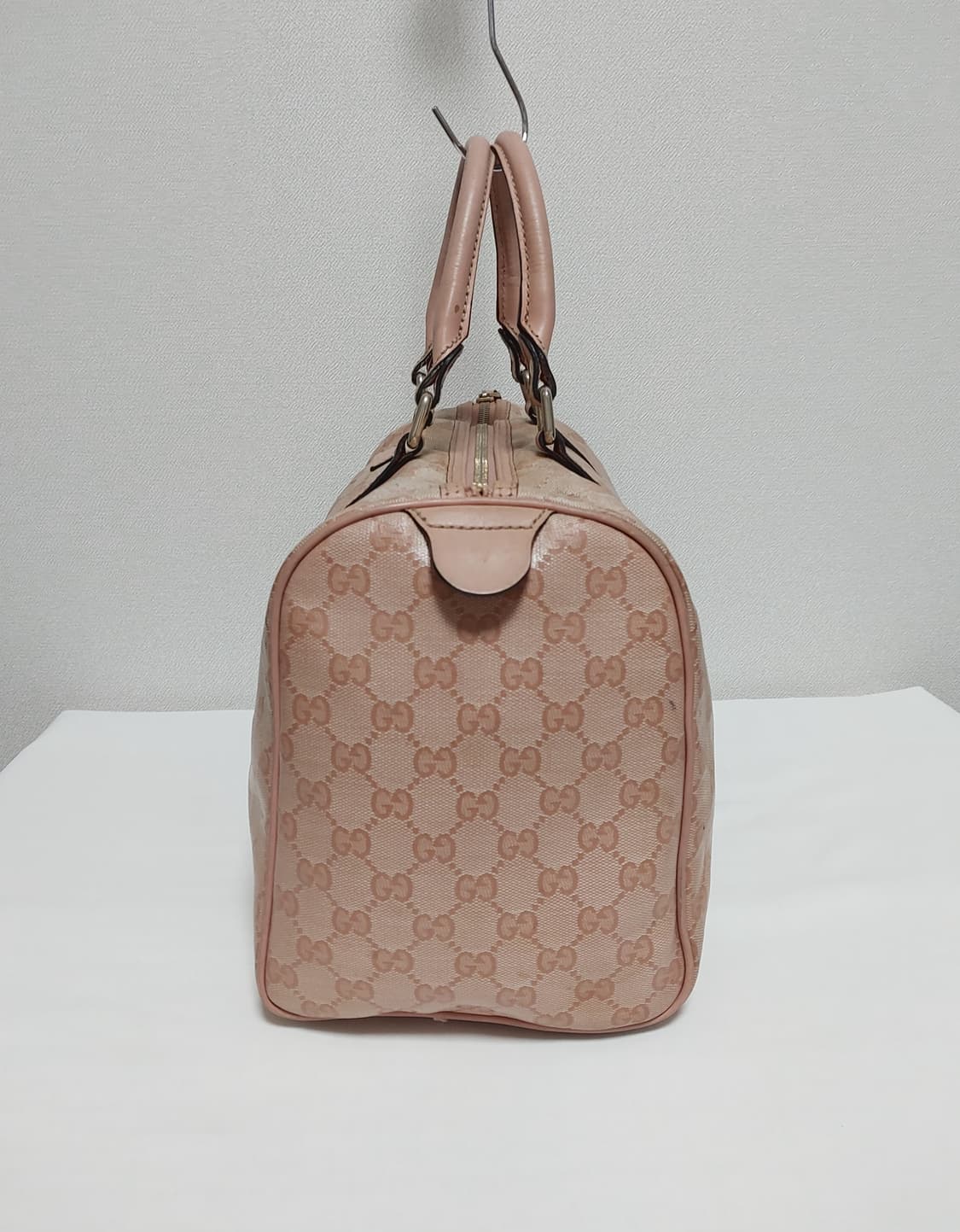 구찌 핑크 GG 크리스탈 보스턴백 (정품) 상품이미지4