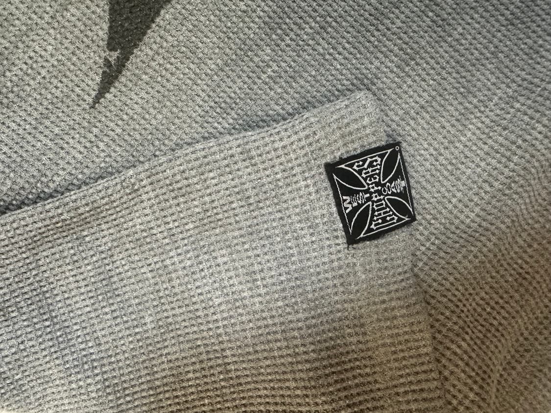 (L)90s og 웨스트 코스트 챠퍼스 써멀니트 그레이 상품이미지5