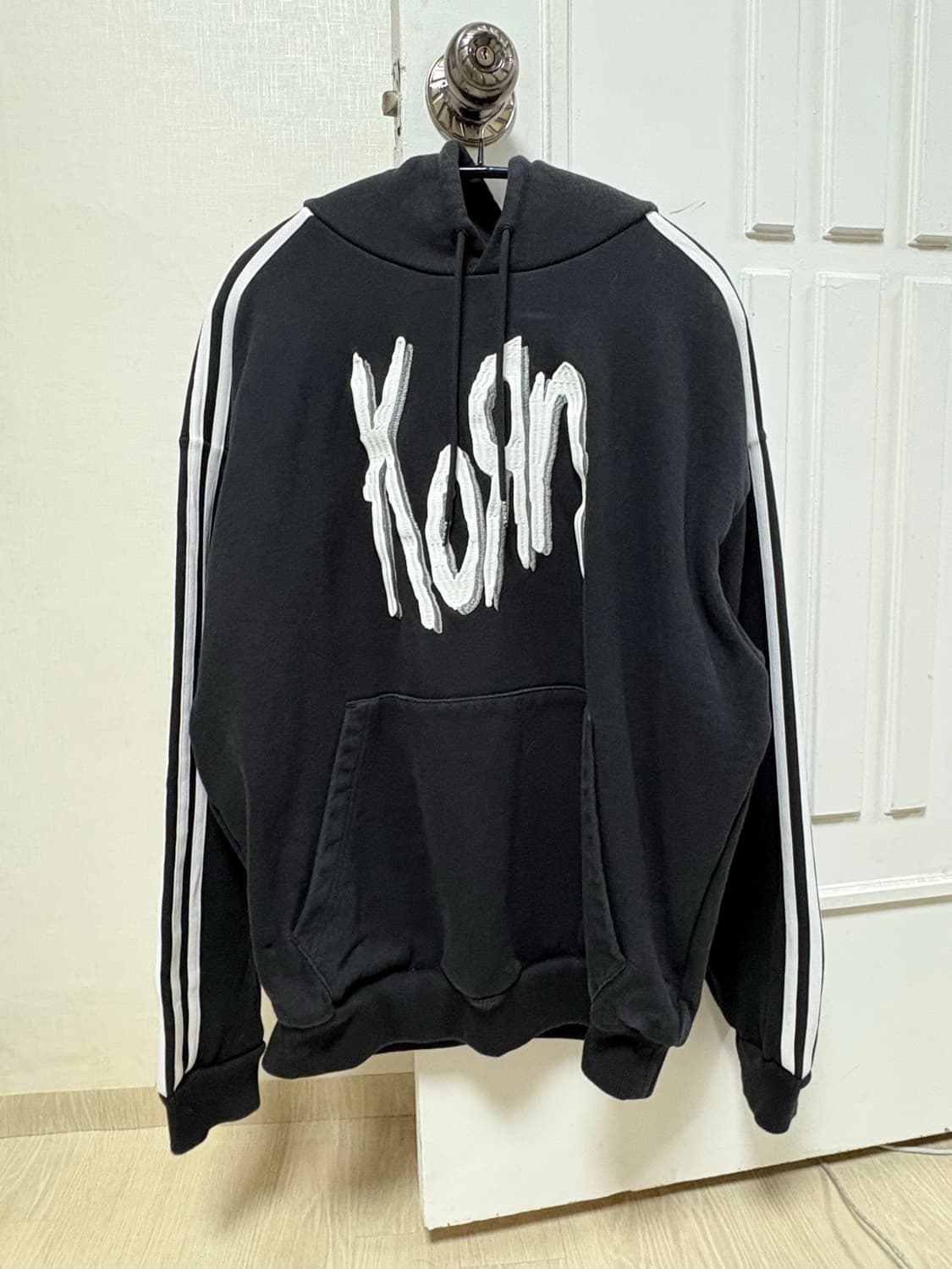 아디다스 korn 콜라보 후드 L 상품이미지1