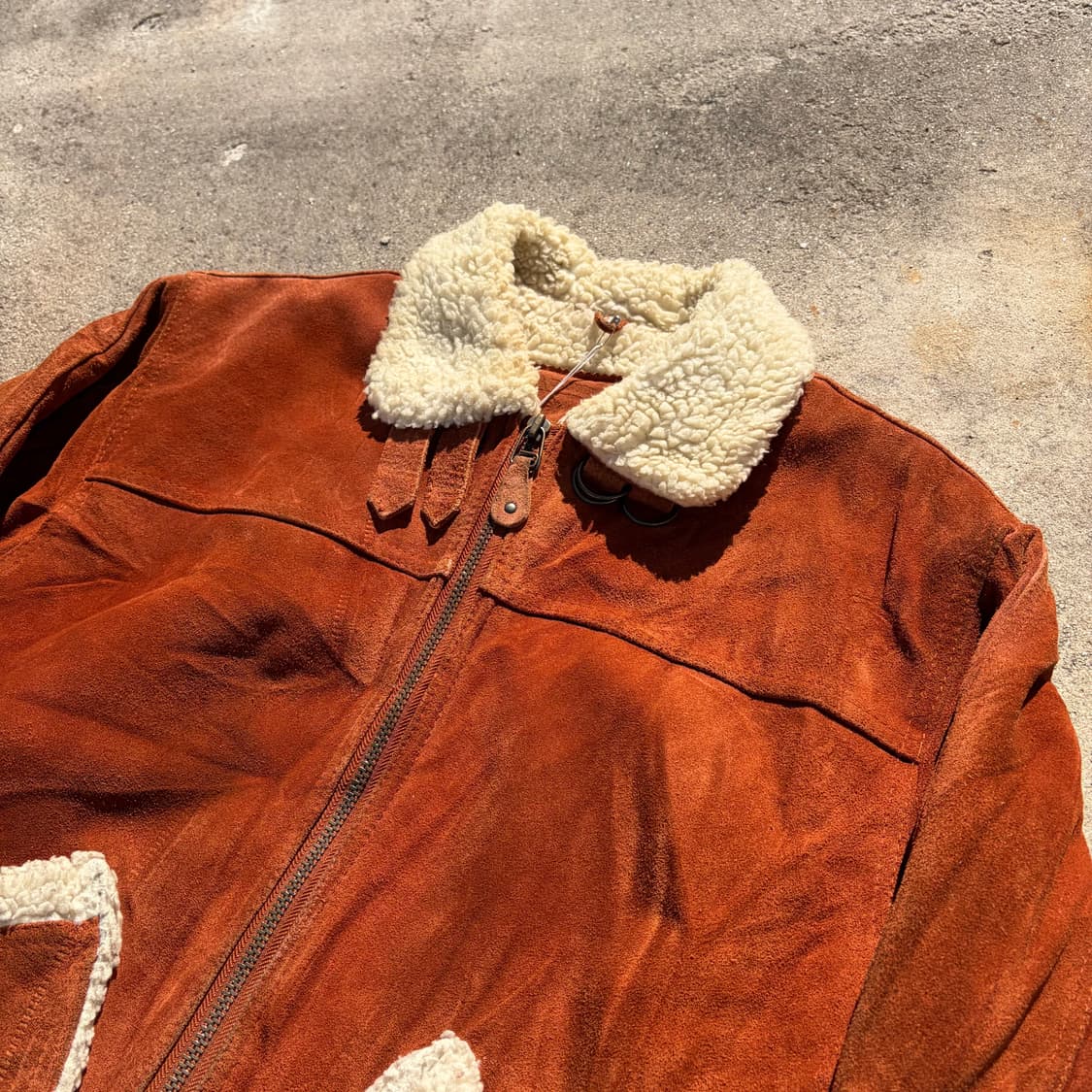 90s MUY BIEN SUEDE B-6 빈티지 자켓 M 상품이미지4