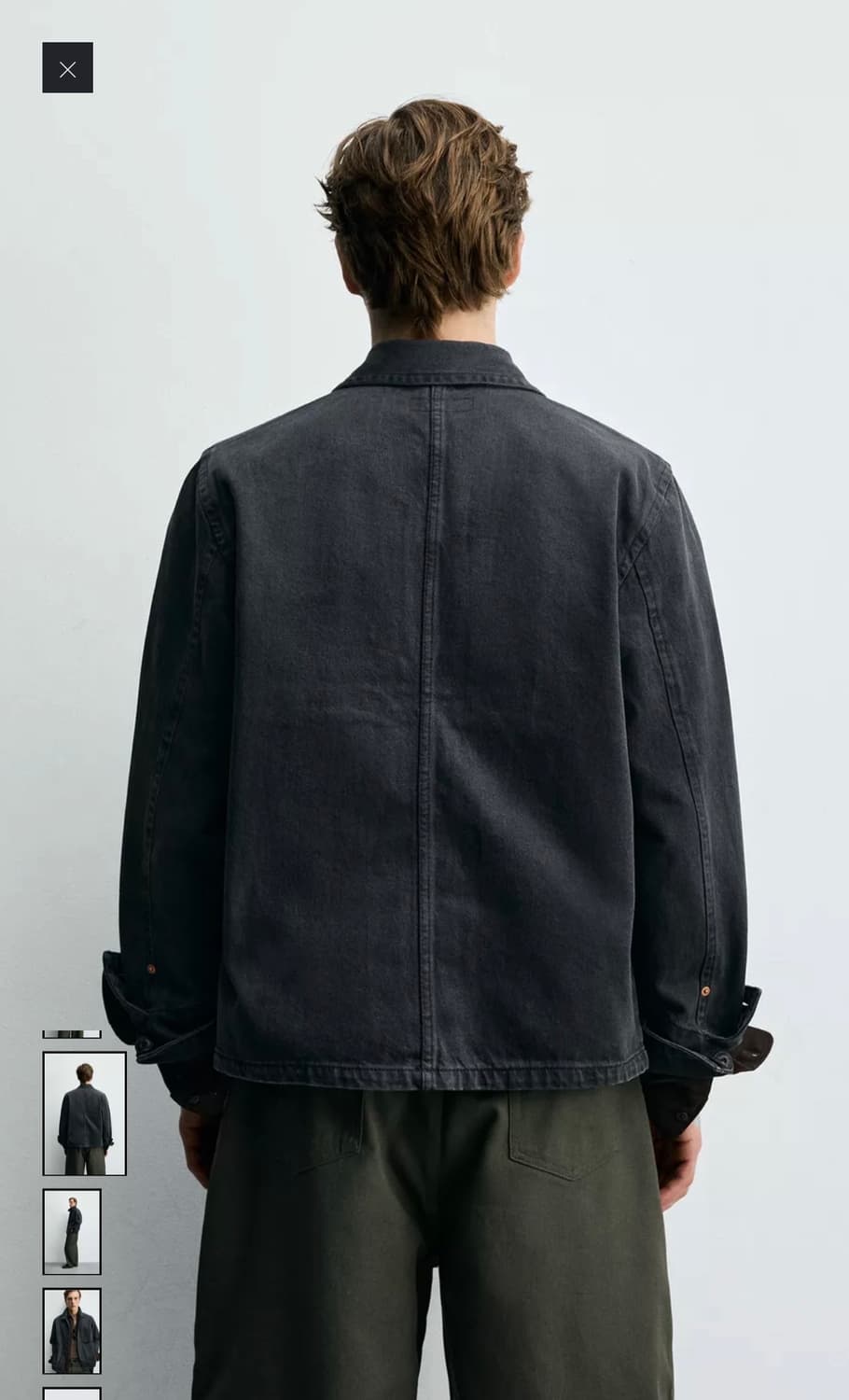 ZARA 워크웨어 자켓 L (블랙) 상품이미지2