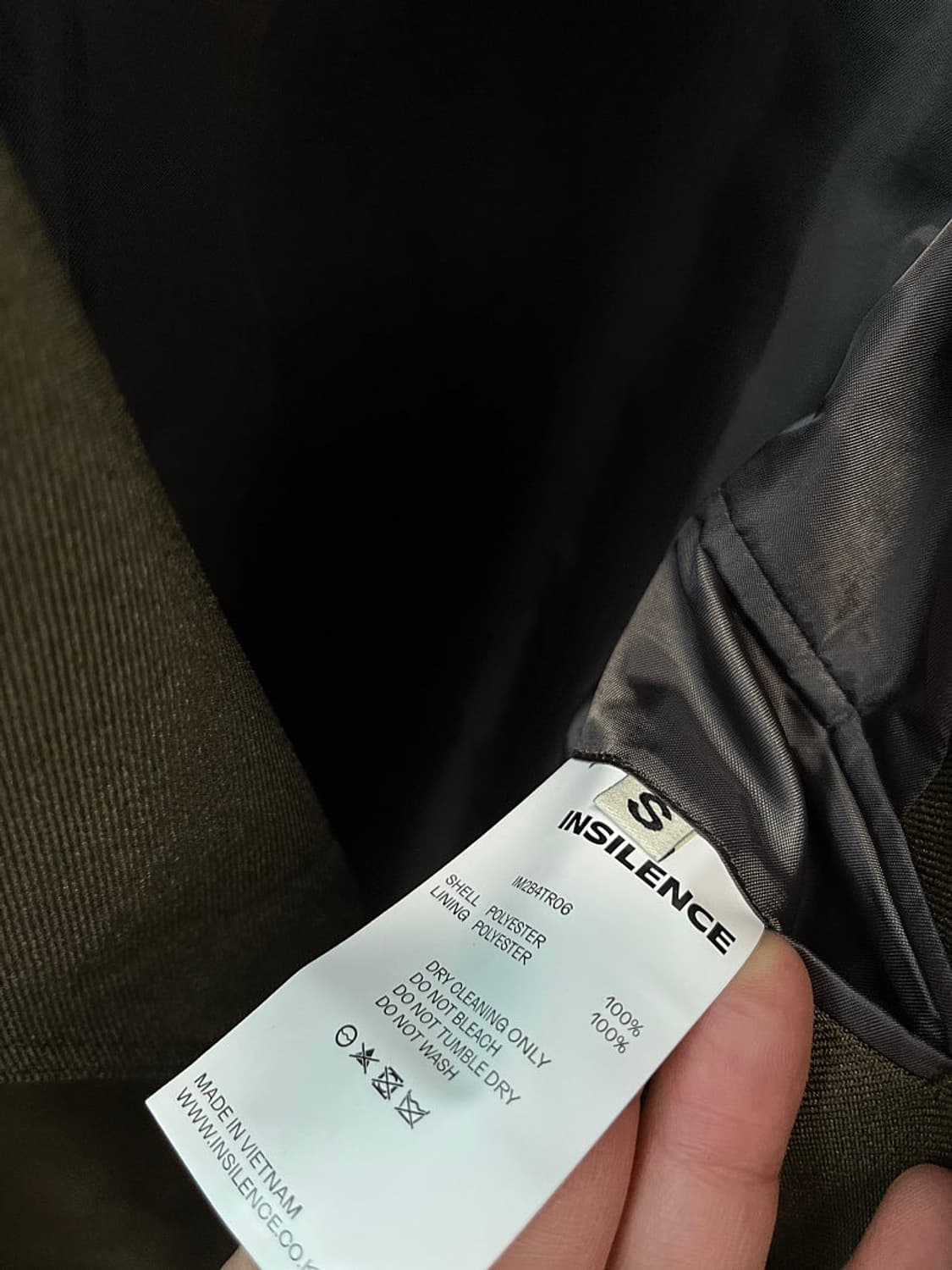 100) 인사일런스 오버 트렌치코트  상품이미지7