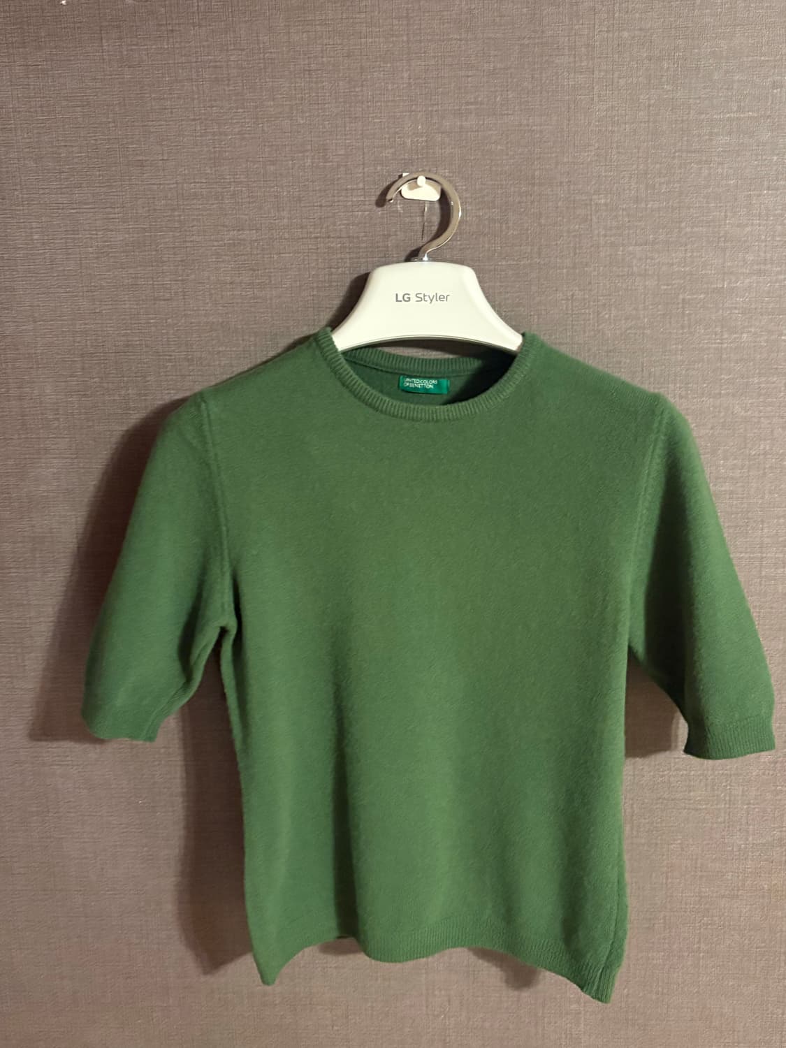 베네통 울 반팔 니트 상품이미지1