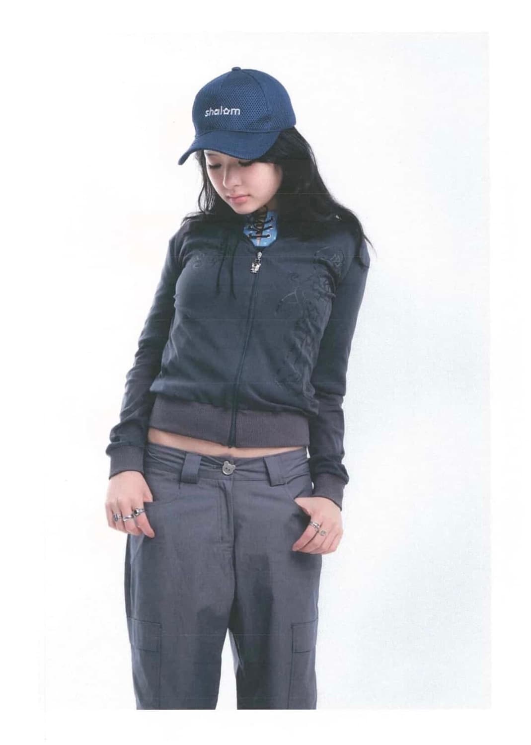 샬롬클럽 메쉬 집업 상품이미지2