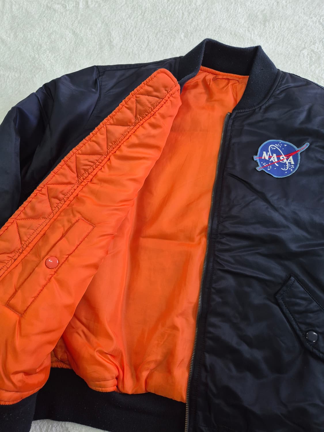 NASA 리버시블 투웨이 항공점퍼 봄버자켓  상품이미지5