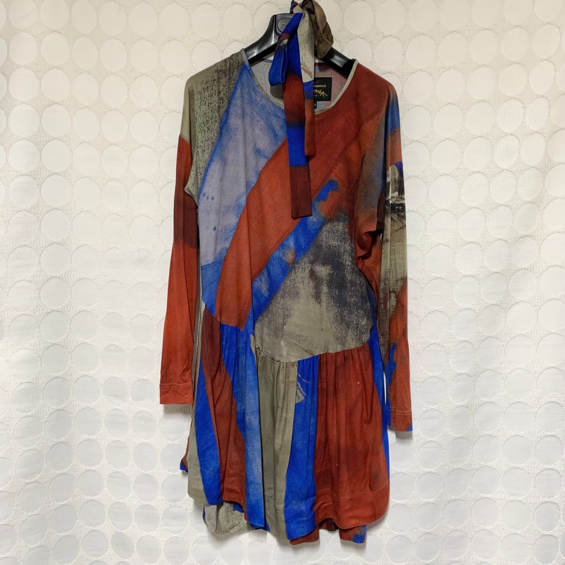 비비안 웨스트우드 유화 프린트 원피스 상품이미지3