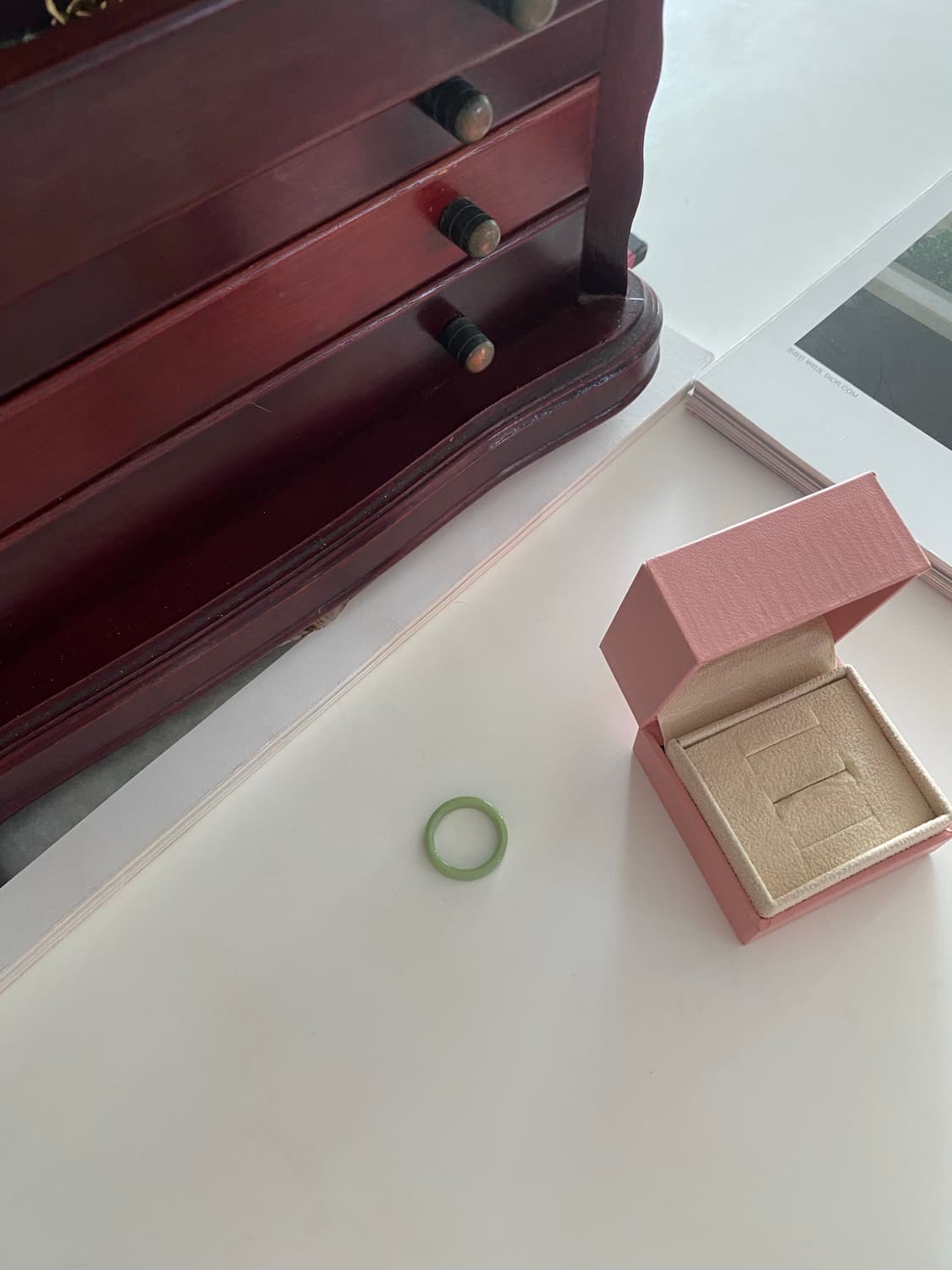 빈티지 그린 반지 상품이미지5