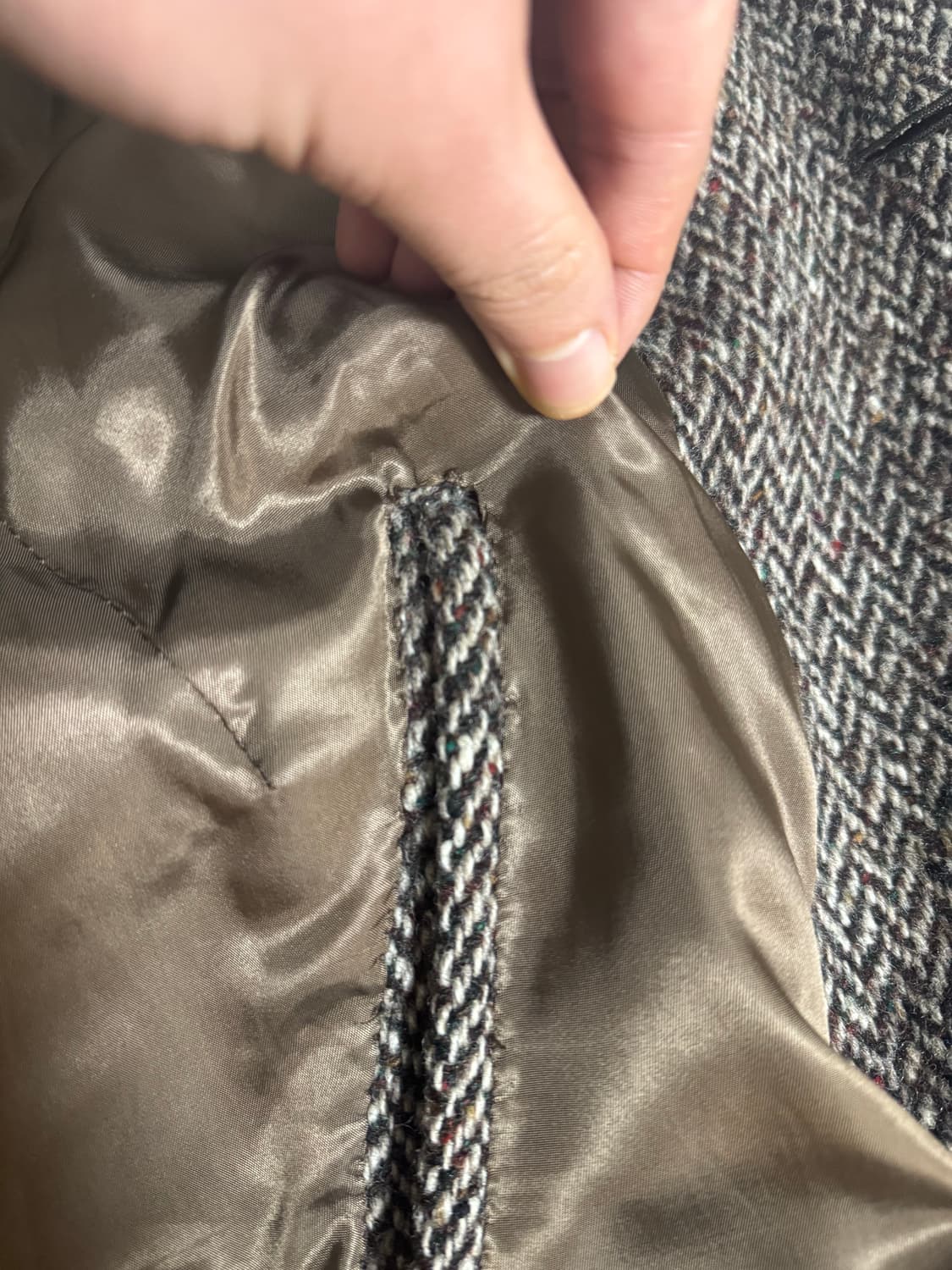 (판매)80~90s 버버리 아이리쉬 트위드 코트 50R 상품이미지8