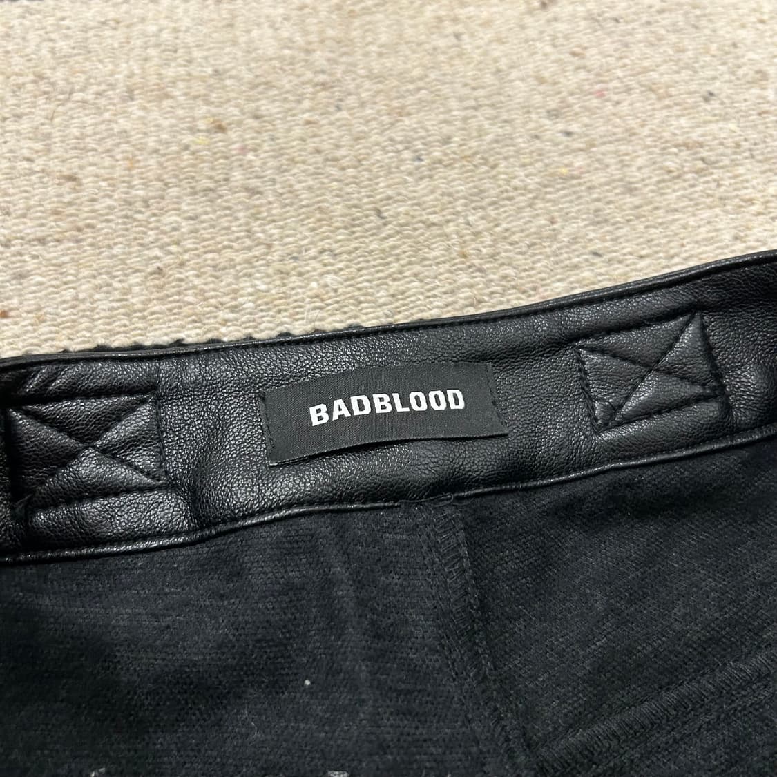 배드블러드 보니 레더 컨버터블 카고팬츠 상품이미지5