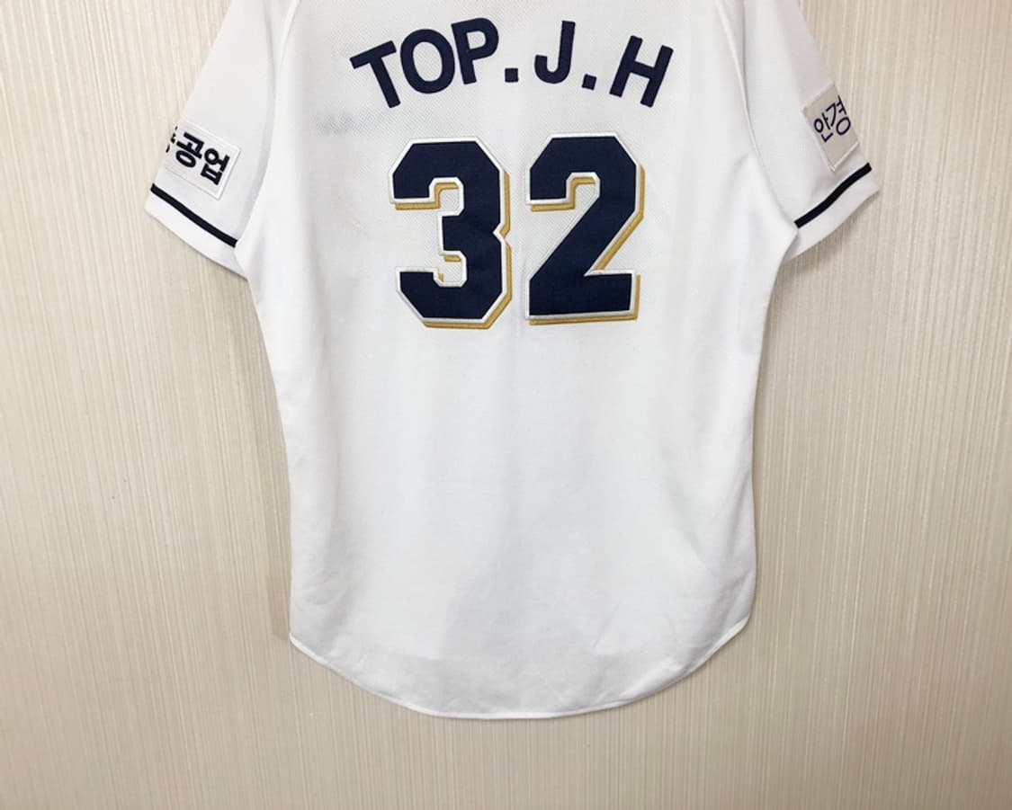 KBO 필라 두산베어스 어센틱 스페셜 홈유니폼/져지 95 #32 김재환 상품이미지9