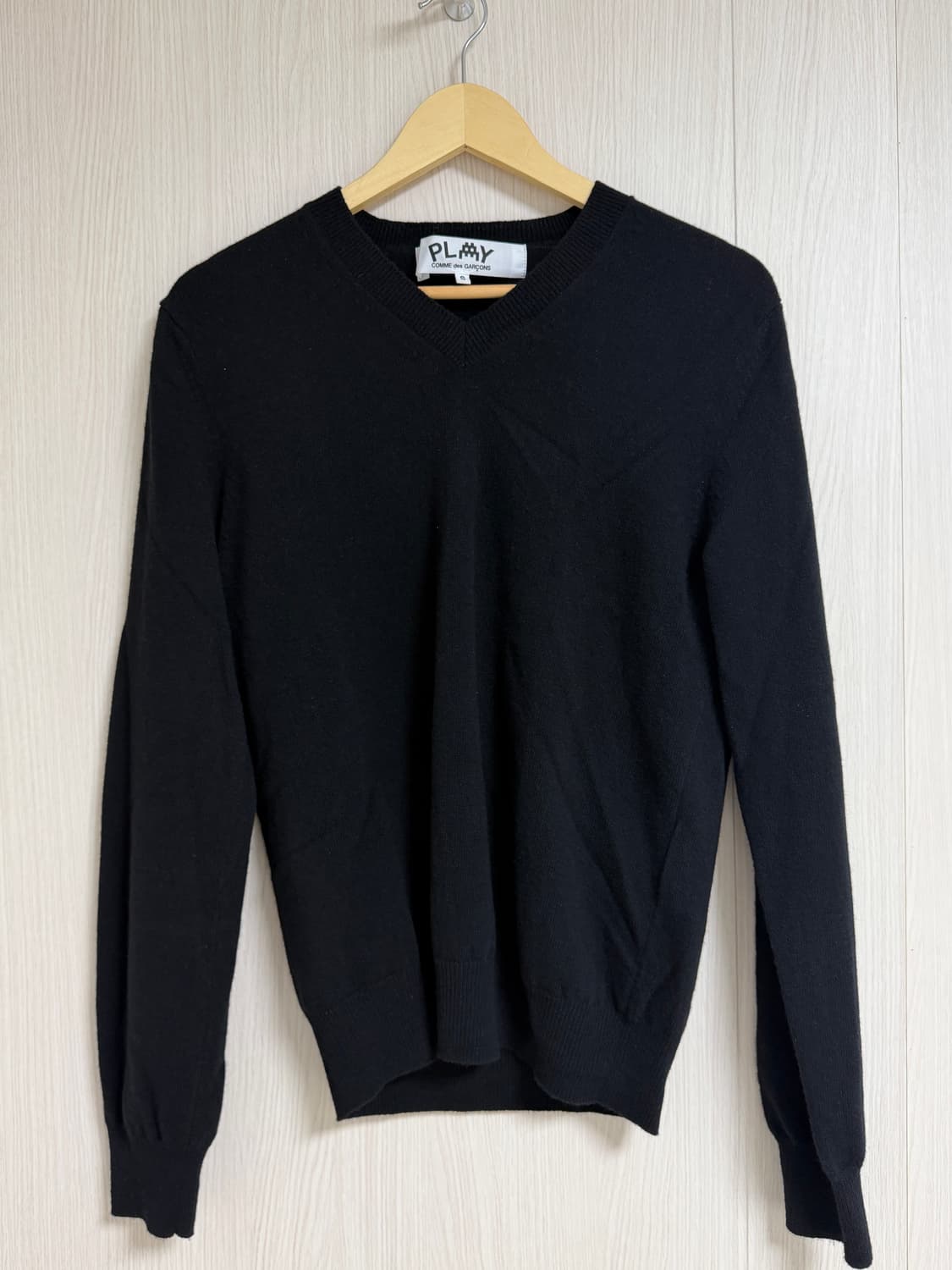 꼼데가르송 플레이 브이넥 니트 S 상품이미지2