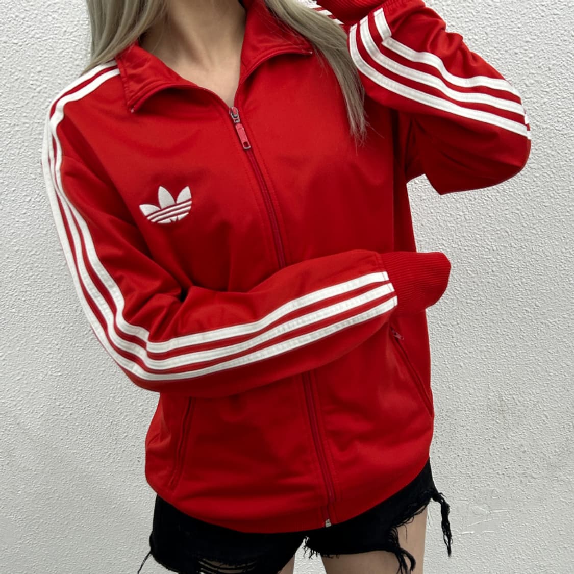 아디다스 파이어버드 레드 트랙탑 M 상품이미지1