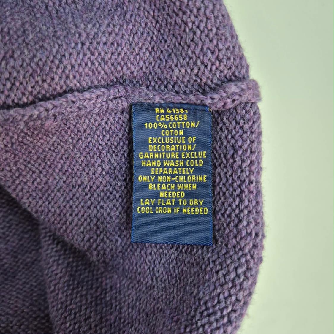 폴로 랄프로렌 버튼업 걸즈 코튼 니트(S) 상품이미지5