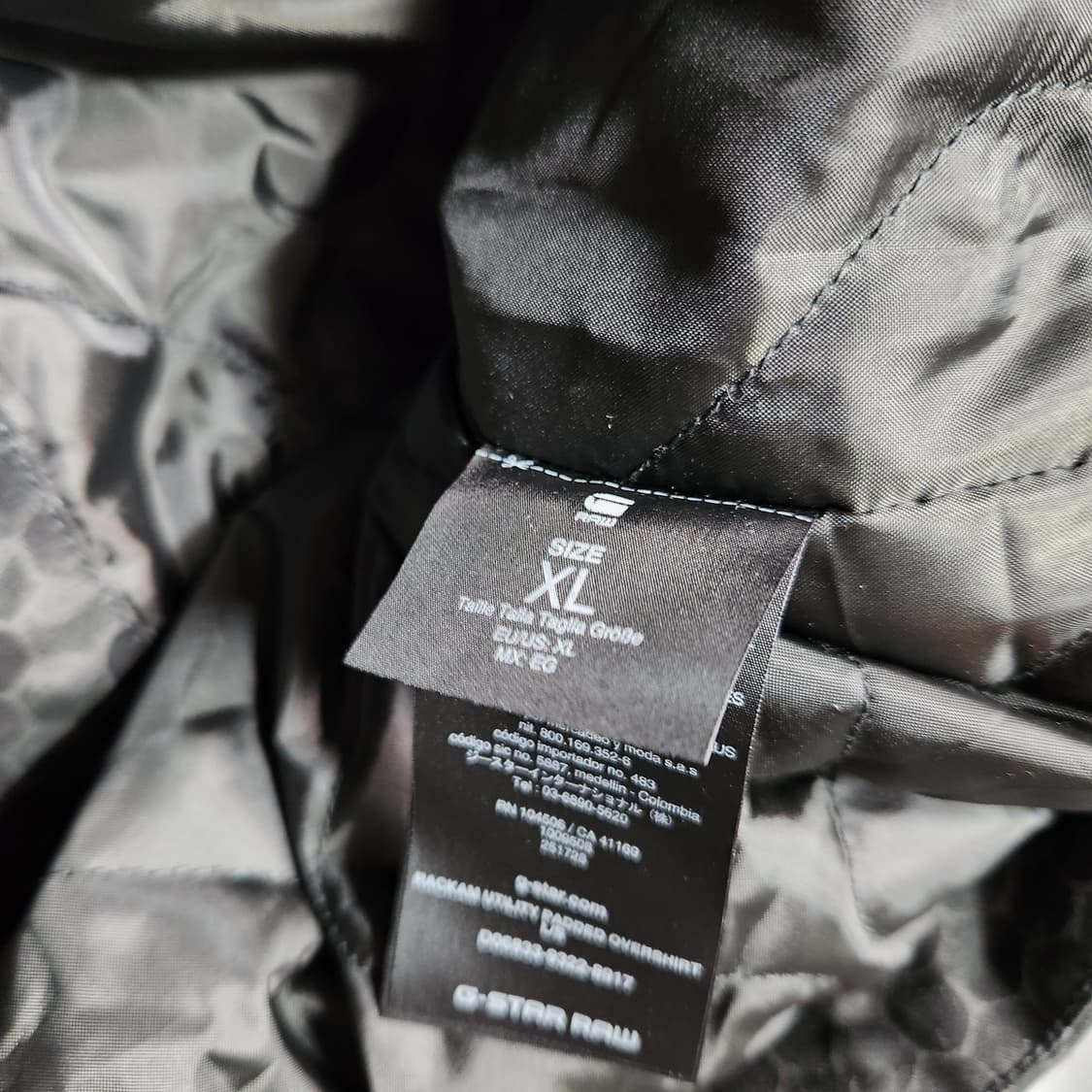 H135 [XL] 지스타로우 G srar 남성 누빔 점퍼 자켓 상품이미지5