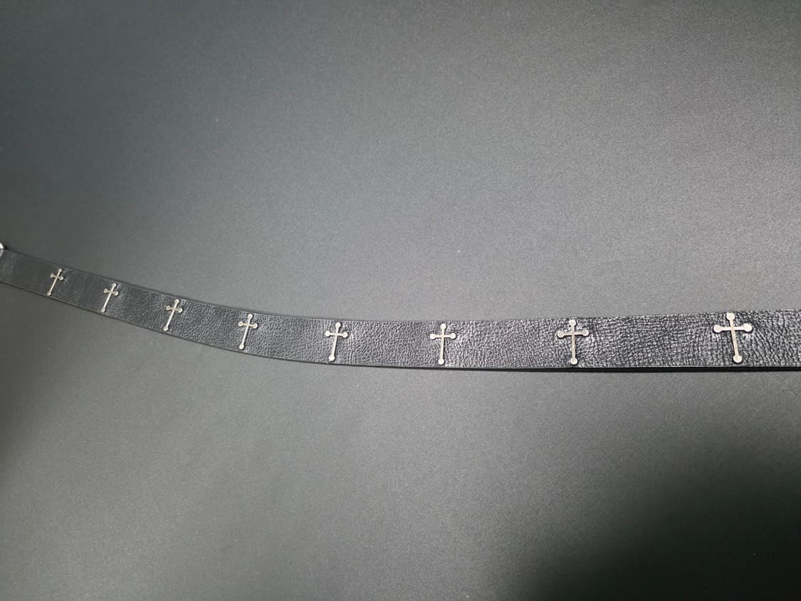 언더커버 마녀기 크로스 레더 벨트 언더커버리즘 고스 아카이브 상품이미지4