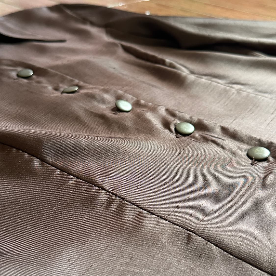 Mary celeste wide collar satin shirts 상품이미지3