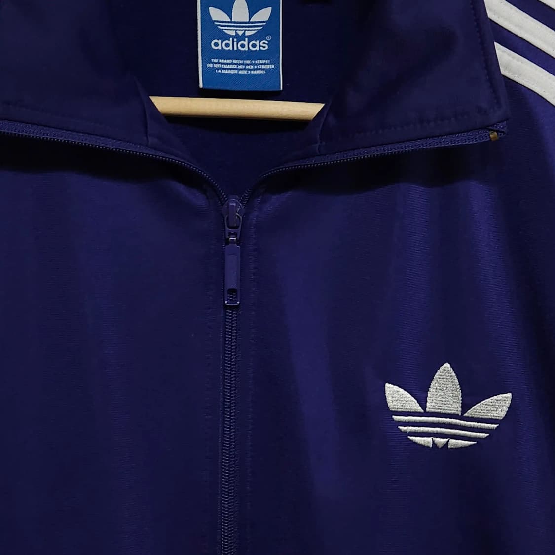 100)adidas 아디다스 파이어버드 트랙탑 져지 자켓 퍼플 상품이미지2