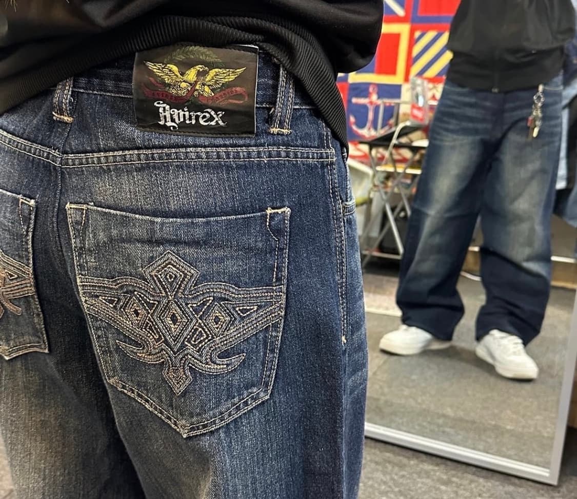 아비렉스 데님팬츠 상품이미지2