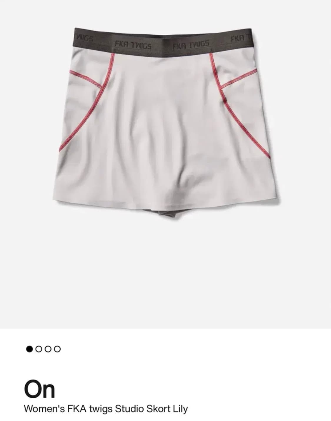 온러닝 x fka twigs 스튜디오 쇼츠 상품이미지1