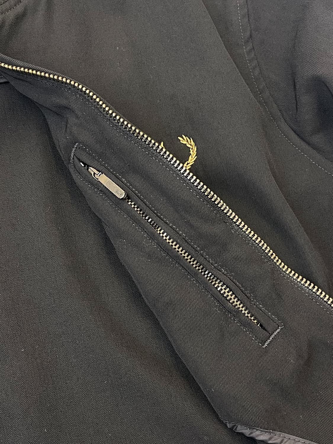 프레드 페리 월계수 울 블루종 자켓 상품이미지7