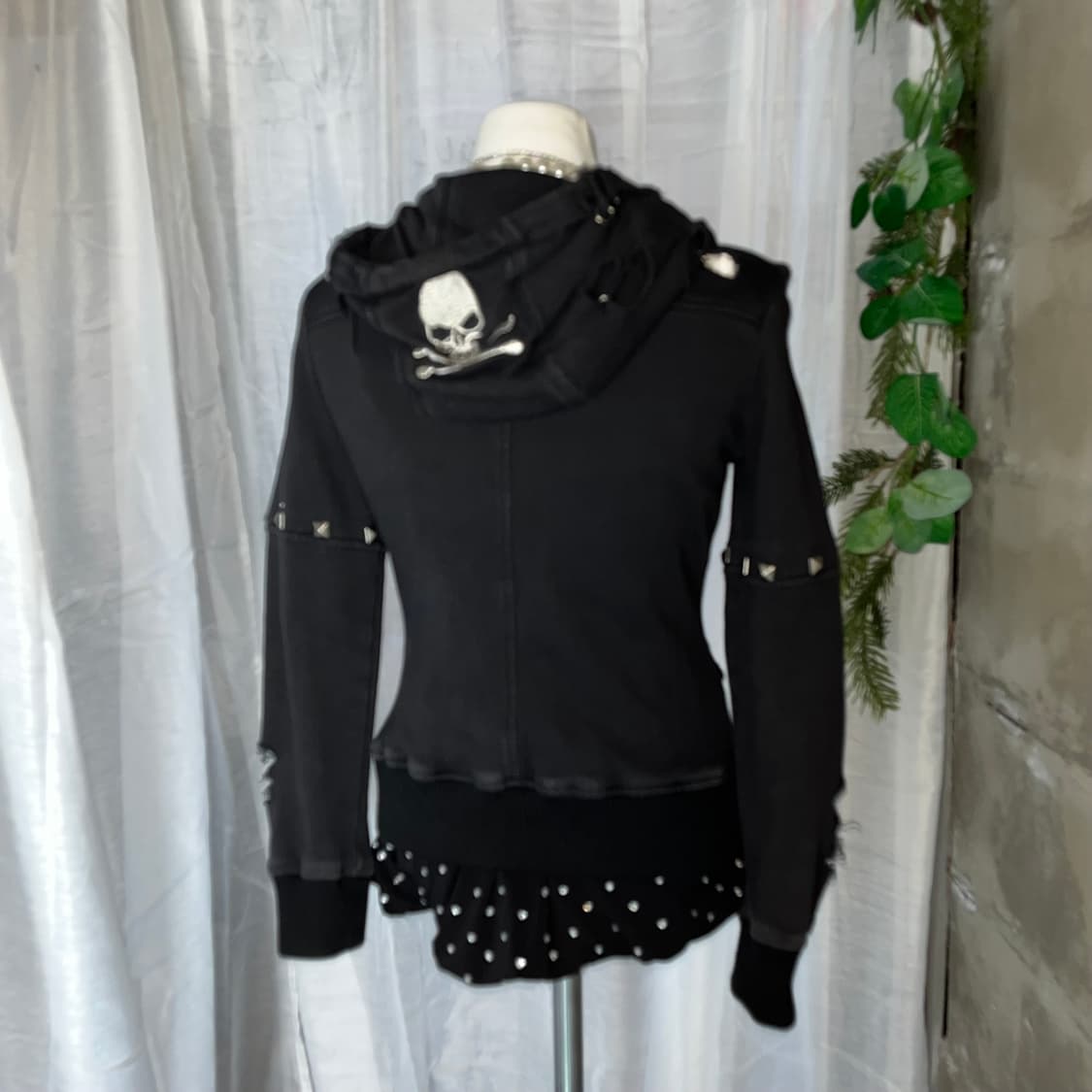 y2k 펑크 해골 후드집업  상품이미지8