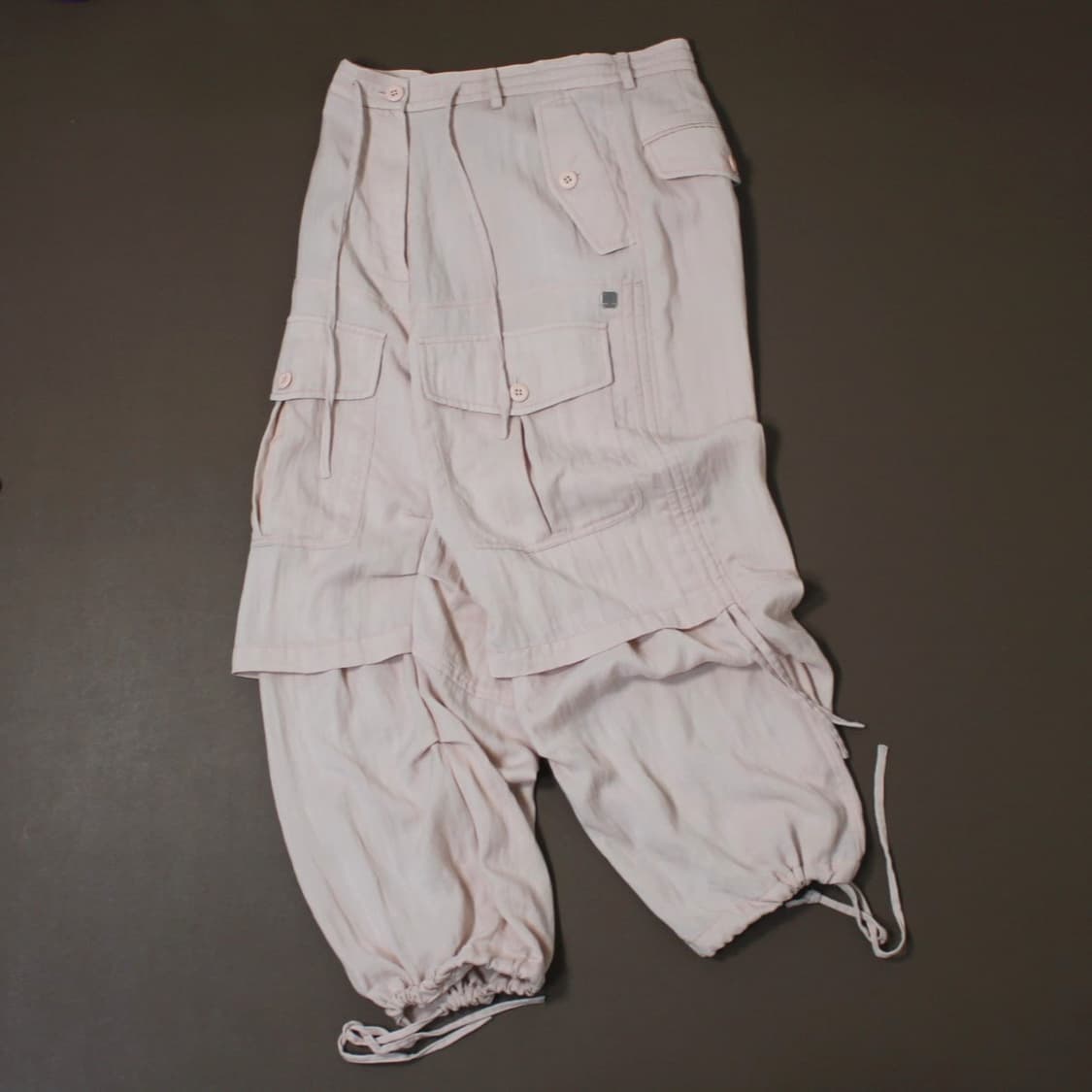 Matin Kim 마뗑킴 스트링 카고 벌룬 핑크 팬츠 P393 상품이미지1