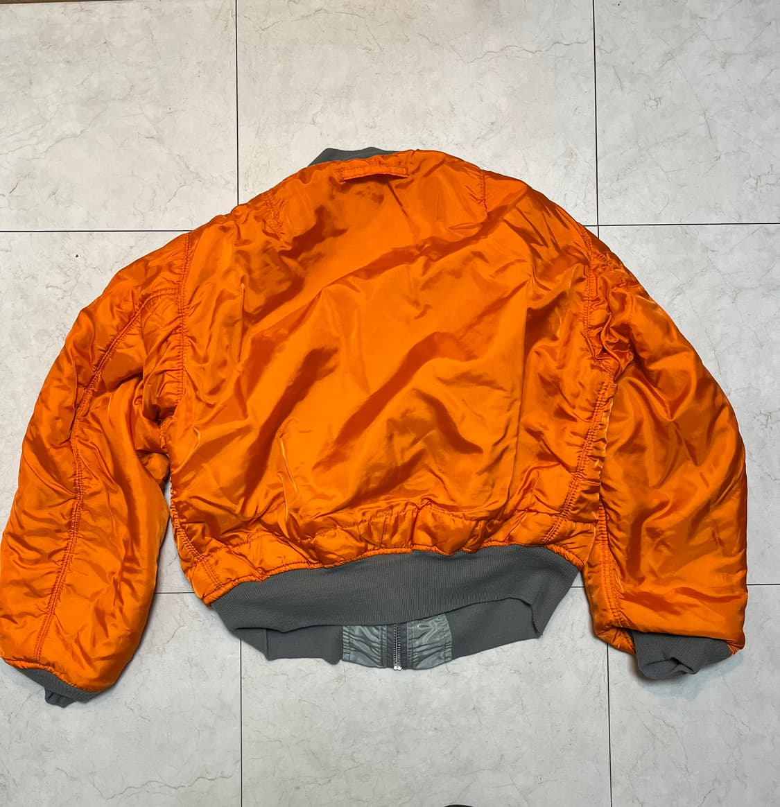 80's 알파 인더스트리 리버시블 ma-1 봄버 L 상품이미지4